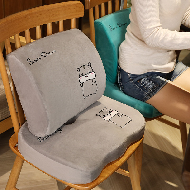 Cushion office sedentary memory foam student chair summer breathable chair cushion thick beautiful buttocks seat cushion fart cushion