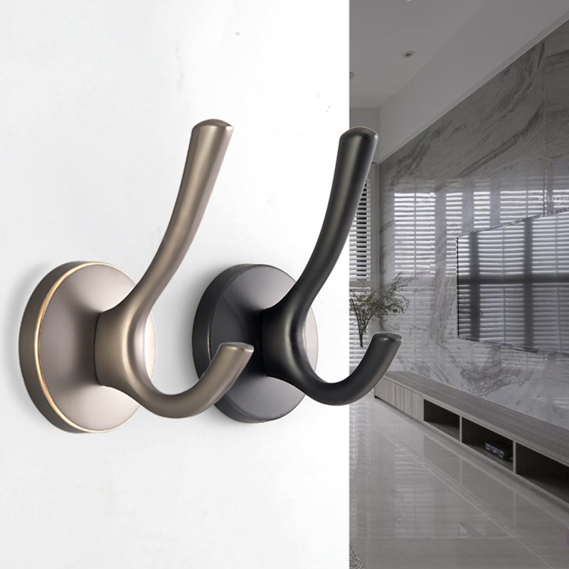 Nordic Style Single Coat Hook for Wardrobe, Shoe Cabinet, Entryway, Wall-Mounted Black Coat and Hat Hook Rack, No Drilling Required Nordic Style Single Coat Hook for Wardrobe, Shoe Cabinet, Entryway, Wall-Mounted Black Coat and Hat Hook Rack, No Drilling Required