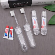 Portable toothbrush toothpaste integrated mini toothbrush toothpaste carry-on with carry-on toothbrush suit air travel