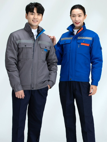 Зимний утепленный удерживающий тепло износостойкий комплект для работы, куртка