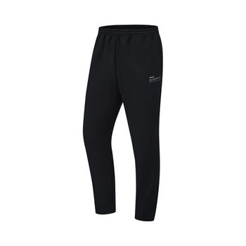 Li Ning Men's Sports Pants 2023 Winter New Straight-Leg Fleece-Lined Warm Water-Repellent Sports Trousers Aykt635