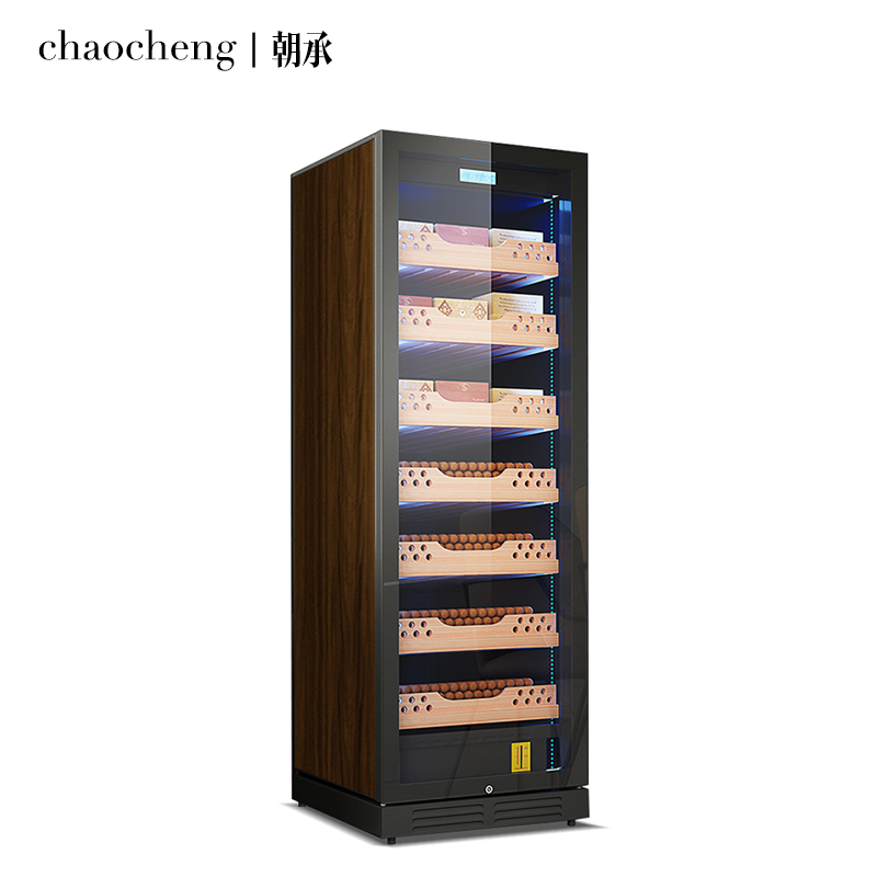 Towards Bearing Seasons Constant Temperature Constant Wet Cigar Cabinet Naked Red Wine Cigar Unity Cabinet Household Commercial Cedar Wood Moisturizing