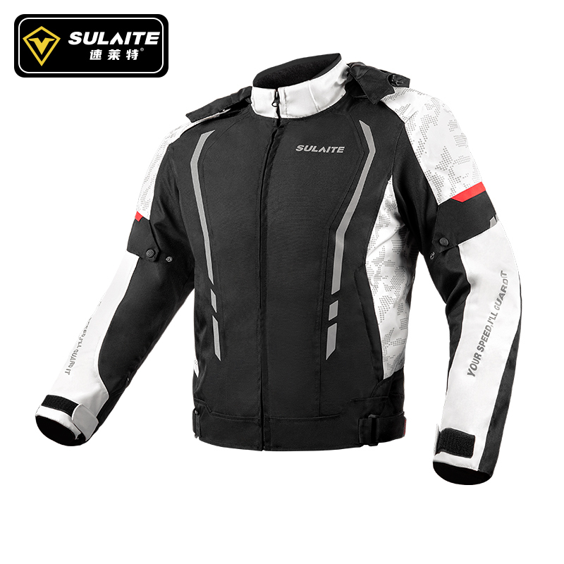 Motorcycle Riding Suit for Men, Windproof and Waterproof Racing Suit for Women, All-Season Rider Suit, Equipment, Anti-Fall Jacket