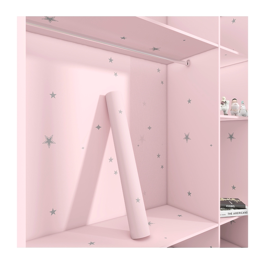 衣柜贴纸内部翻新自粘墙纸防水防潮垫旧家具衣橱柜子抽屉防霉垫纸