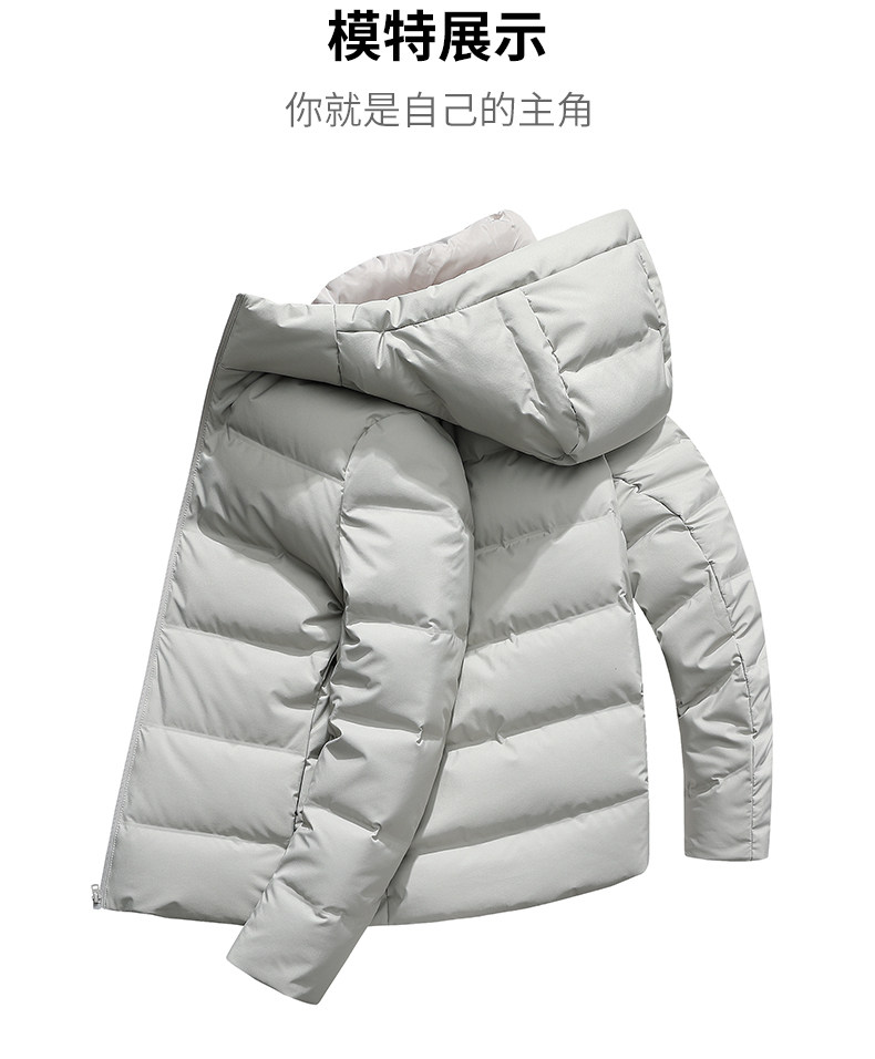 反季特价 鸭鸭 新款男士韩版修身羽绒服 图6