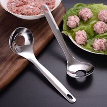 Meat Round Round German Stainless Steel Meatballs Spoon Mold Home 10 Soup Spoon Homemade Made to dig portable hand press