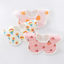 Baby bib saliva towel cotton waterproof baby newborn child bib 360 degree rotating cute cartoon 0-2 year old