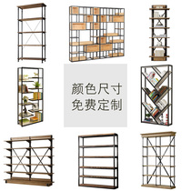 Office Solid Wood Display Display Shelf Products Sample Shelving Shelf Storage Warehouse shop Multi-layer iron frame