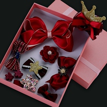 Children New Year Hair Accessories Tiger Year Butterfly Knot Crown Heads Flower accessories Dress Clips Little Girls New Year dress New Years dress