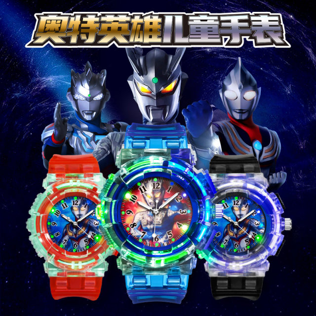 Zero Luminous Children's Edition Watch ເດັກ​ຊາຍ​ໂຮງ​ຮຽນ​ປະ​ຖົມ​ອະ​ນຸ​ບານ​ກາ​ຕູນ​ເດັກ​ນ້ອຍ​ການ​ສຶກ​ສາ​ຕອນ​ຕົ້ນ Superman ເດັກ​ຊາຍ​ເດັກ​ຊາຍ