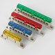 Zero Busbar Grounding Busbar A10 Color-Coded Cover Grounding Busbar Distribution Box Copper Busbar Zero Busbar