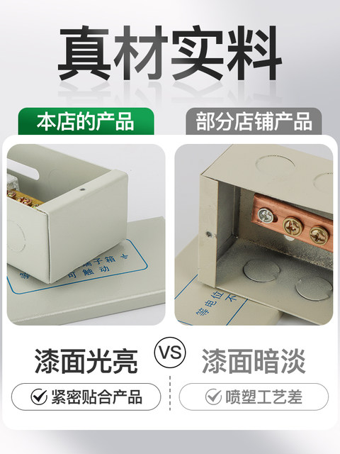 Leb Partial Potential Equalization Surface-Mounted 06 Potential Equalization Connection Terminal Copper Busbar 4/20/25Td28 Grounding Box