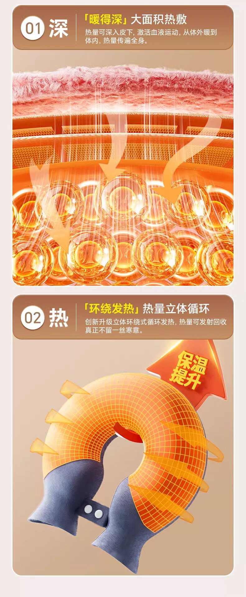 Грелка 颈椎专用热水袋u型注水灌水脖子肩颈头部围脖加厚防爆热敷暖水袋