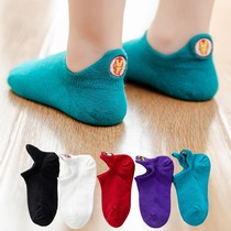 Childrens boat socks thin spring autumn kid girl short socks boy baby boy summer socks pure cotton shallow mouth summer