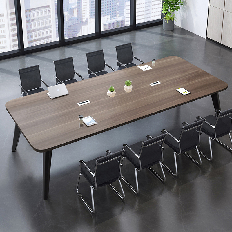 Conference Table Long Table Brief Modern Large Office Strip Table Training Reception Negotiation Table Meeting Room Table And Chairs Combination-Taobao