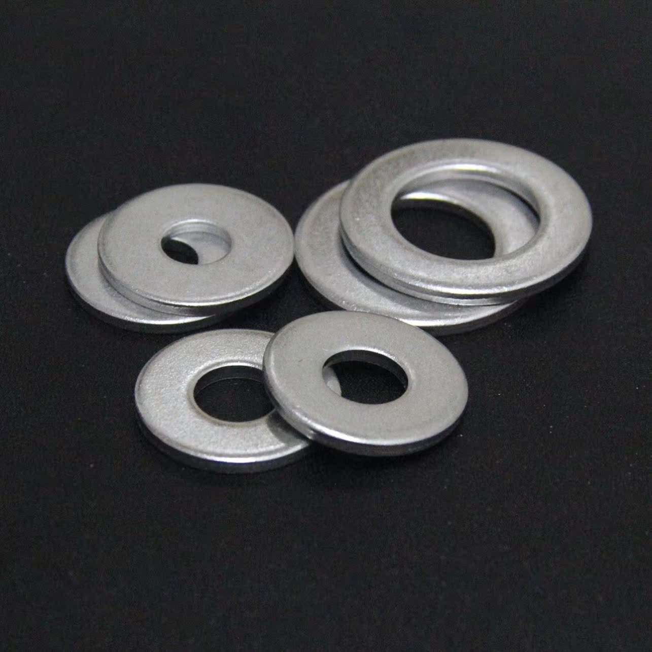Metal Galvanized Flat Spacer Ultrathin Gasket Screws Mat Iron Thickened enlarged side rounded M3M4M5M6M8M10