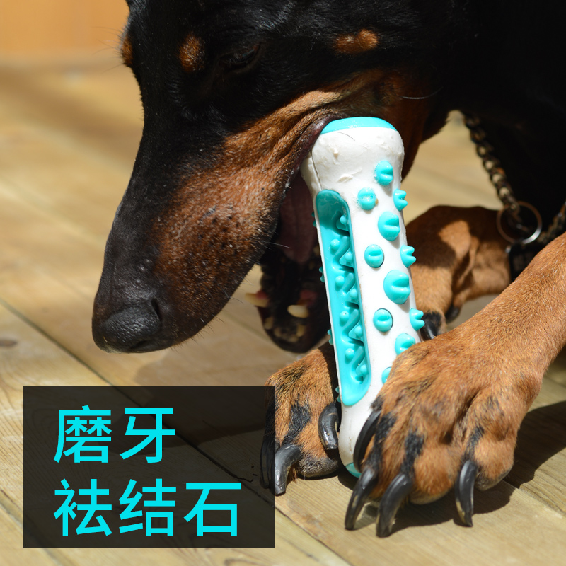 Big dog bite-resistant toy cleaning teeth molar chewing stick medium and large dog golden retriever Satsuma cleaning teeth brush pet supplies