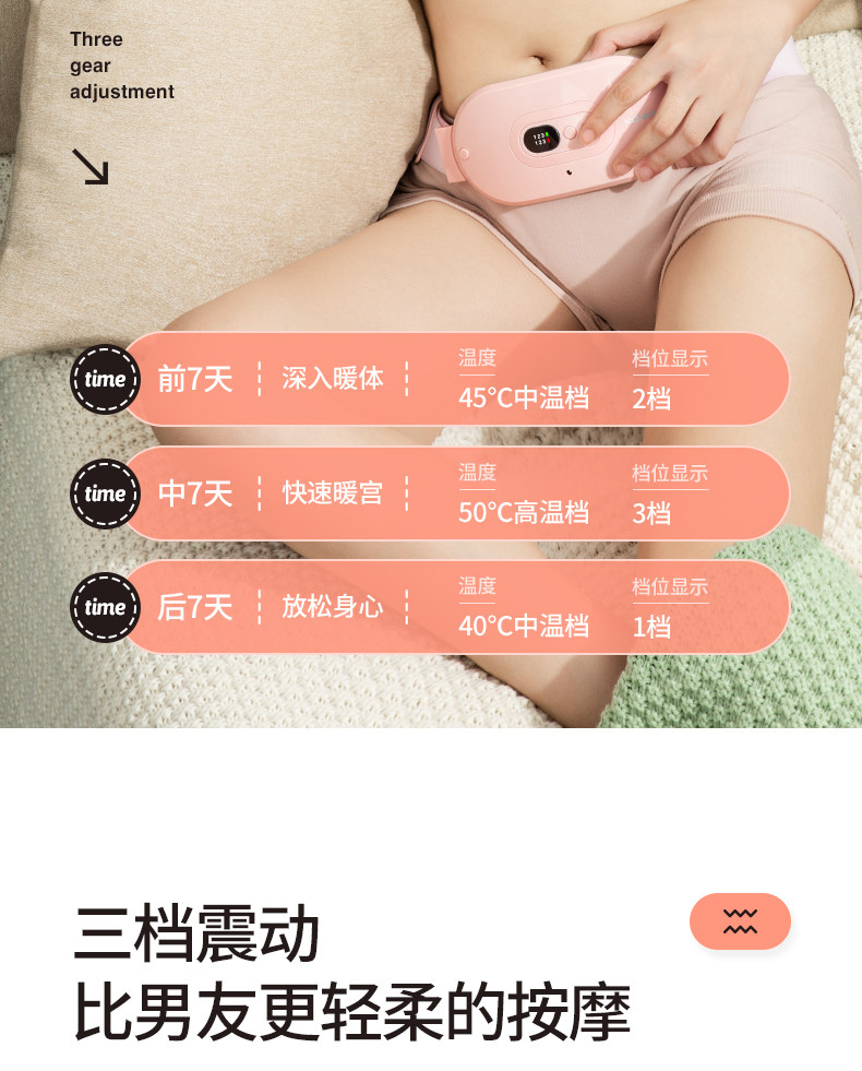 康佳 智能充电款 暖宫按摩带 图12