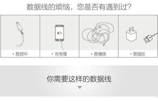 Apple + Android 2 trong 1 23g dây nguồn đa năng sạc điện thoại di động cung cấp cáp dữ liệu - Âm thanh xe hơi / Xe điện tử loa xe oto