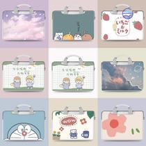 Tablet bag for going out to look good in computer bag womens hand fashion cute protective sleeve cartoon handbag shock-proof bag