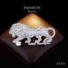 Micro-Inlaid Zircon Lion Brooch, High-End, Exquisite, Fashionable and Luxurious, Unisex Brooch, Suit Animal Corsage Accessory