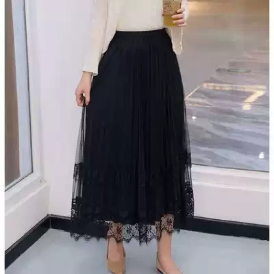 Zhenzhen House clothing lace skirt worn on both sides 9063#(80-150 kg)