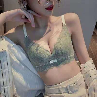 迷人新款小胸聚拢无钢圈胸罩