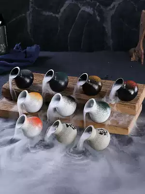 Sab decorations dry ice cup small pot Small Pot Cup embellishment plate decoration small ornaments creative pendulum Japanese toothpick tube