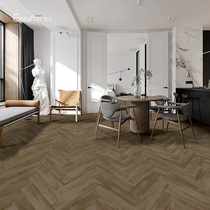 Yishi stone crystal floor heating floor Moriye antibacterial stone plastic lock herringboard sound insulation engineering garden building materials floor