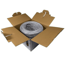 Telephone line 4-core national standard 04 oxygen-free copper 300-meter box unshielded household engineering indoor four-core landline twisted pair