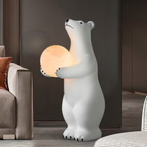 Sofa next to floor swing piece light violent bear Arctic Bear Living room Yingbin large home Xuanguan Decorative Lamp Jo Relocation
