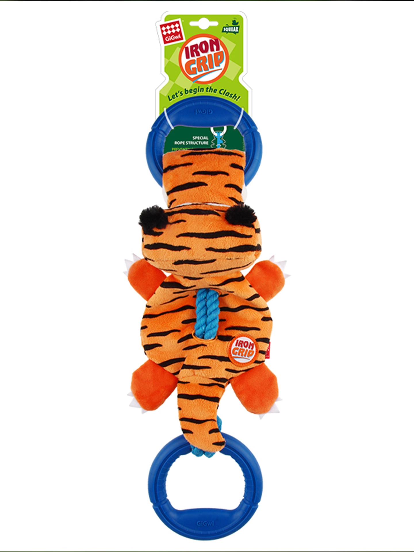 Dog Toy Pull Ring Tug-Of-War Plush Rubber Toy Durable Chew-Resistant Self-Entertainment Boredom Buster Pet Toy with Sound