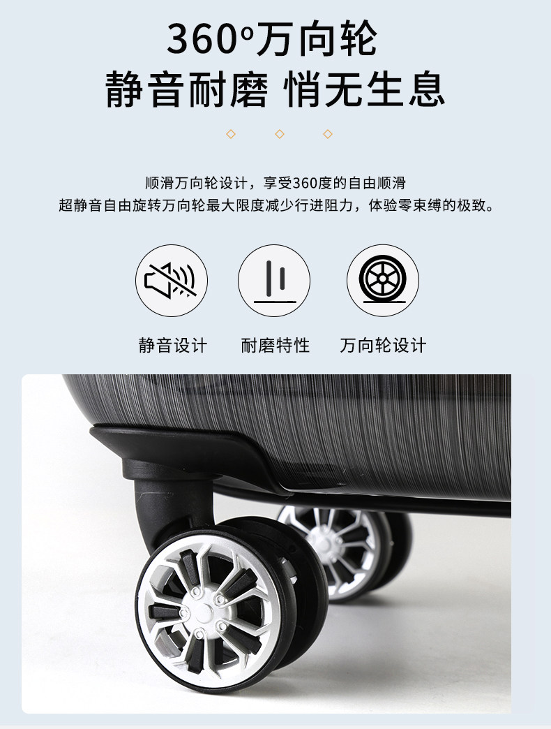 乐扣乐扣 商务差旅行李箱登机箱 20英寸 送水杯 图5