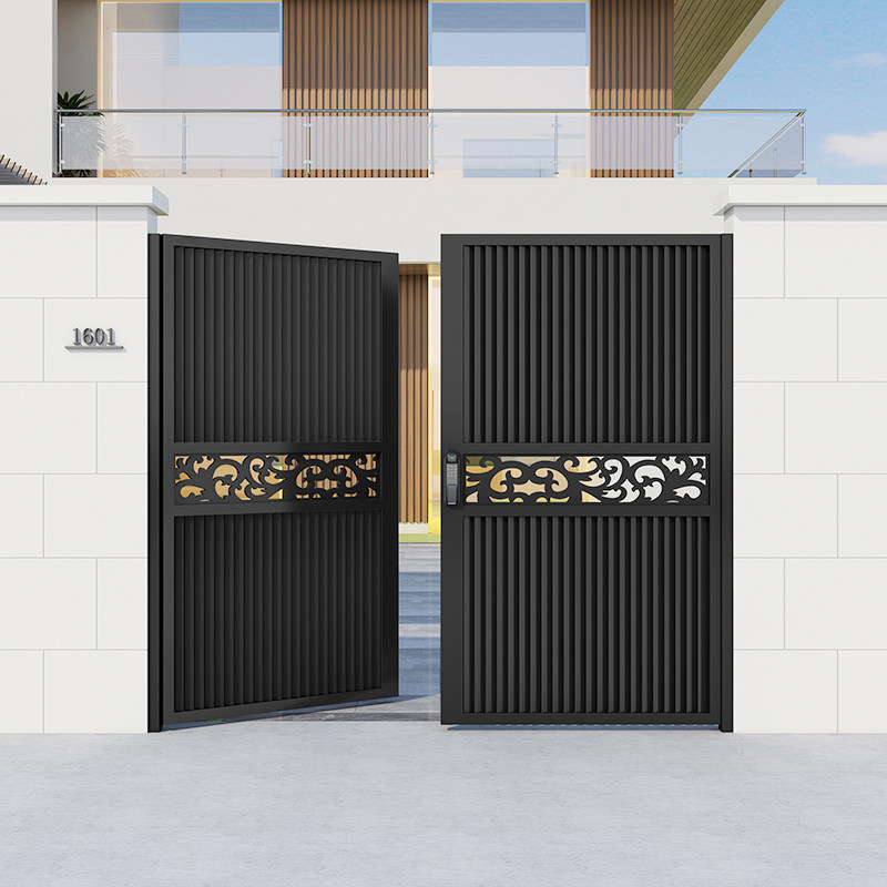 Moguxuan stainless steel villa door courtyard door outdoor wrought iron garden door country yard door opposite door custom