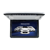 Previa rear TV entertainment screen Estima King special car ceiling display with front and rear same screen