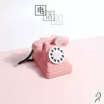 Simulation phone cute piggy bank Korean INS girl pink fairy room decoration ornaments Photography