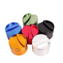 Custom manufacturer Direct sale Smoke with four layers of flat aluminium alloy laminated cigarette smoke paper Smoke Lighter 75MM Metallic broken cigarette lighter