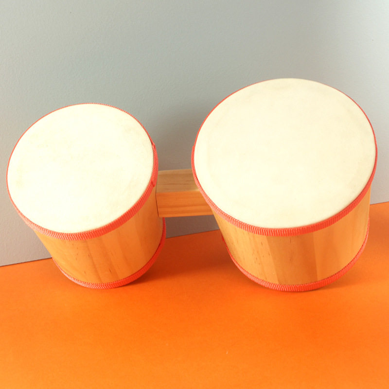 Even Body Drum Olff Percussion Instrument Nursery School Children Bongo Drum Sheep Leather Wooden Hand Beat Drum Music Teaching