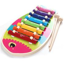 Customized baby eight-tone percussion instrument wooden Orff musical instrument wooden xylophone baby educational music toy