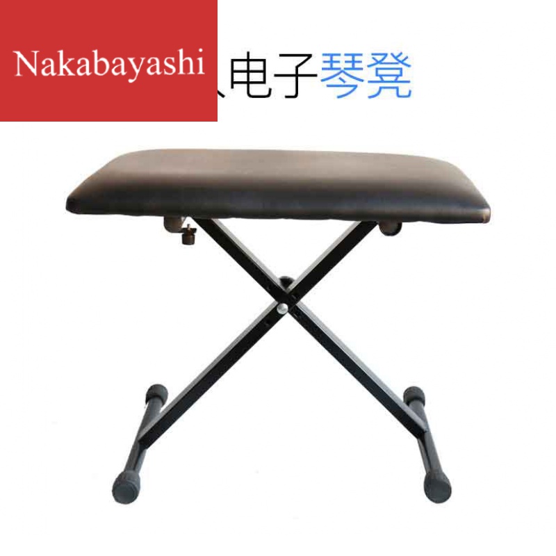 Lifting single electronic piano stool keyboard stool adjustable leather surface iron frame