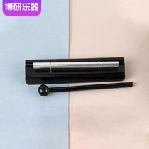 Customized black single-tone phoneme Orff percussion instrument 1-tone phoneme wooden phoneme wind chime beats metal sound pipe