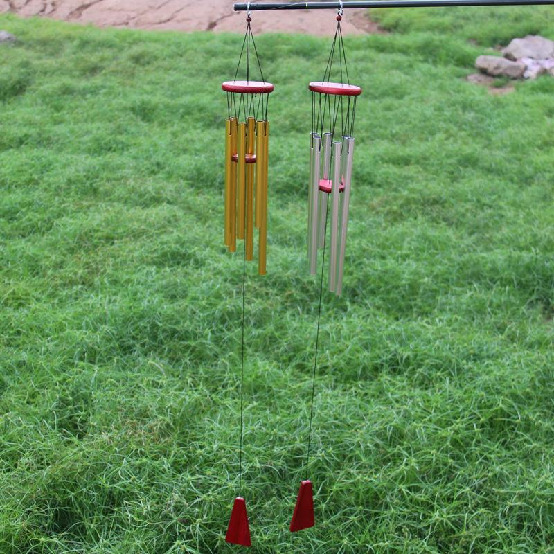 One starting batch of log metal tube big wind bell four color optional home decoration birthday blessing gift gift-Taobao