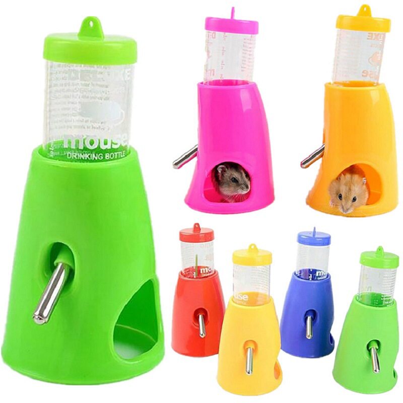 Boxed hamster drinking water set leak-proof 80ML two-in-one cooling room hamster supplies hamster water bottle