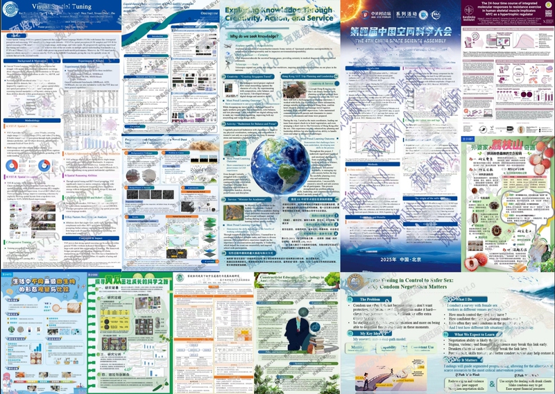 985 Poster Design/Production Service, High-Quality Poster Creation for Academic/Innovation/Award Submissions, No Outsourcing, Urgent Orders Accepted