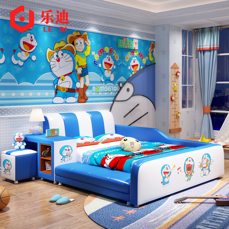 Children's bed Boy car beds Small bed Tatami 1 35 Mikathorn beds Car beds Children's house Furniture in small family