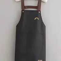 Водонепроницаемая детская сумка черная маленькая радуга