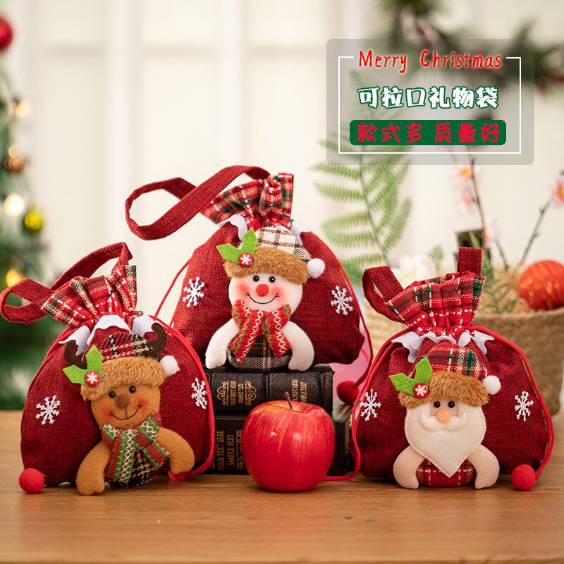 Christmas Decorations Creative Gifts Bag Christmas Candy Bag ping An Fruit Bag Apple Bag Christmas Hand Gift Bag