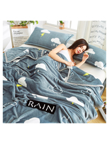 Brief Summer blankets Students Dormitory Afternoon Nap Small Quilts Thickened Warm Bed Linen People Office Spring Summer blankets