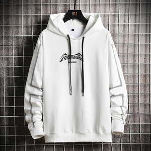 【KVDI】男士卫衣连帽长袖套头宽松上衣