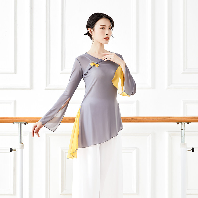 Chinese classical folk dance and dance performance to serve modern dance-based training Gongfu collage dress rehearsal clothing